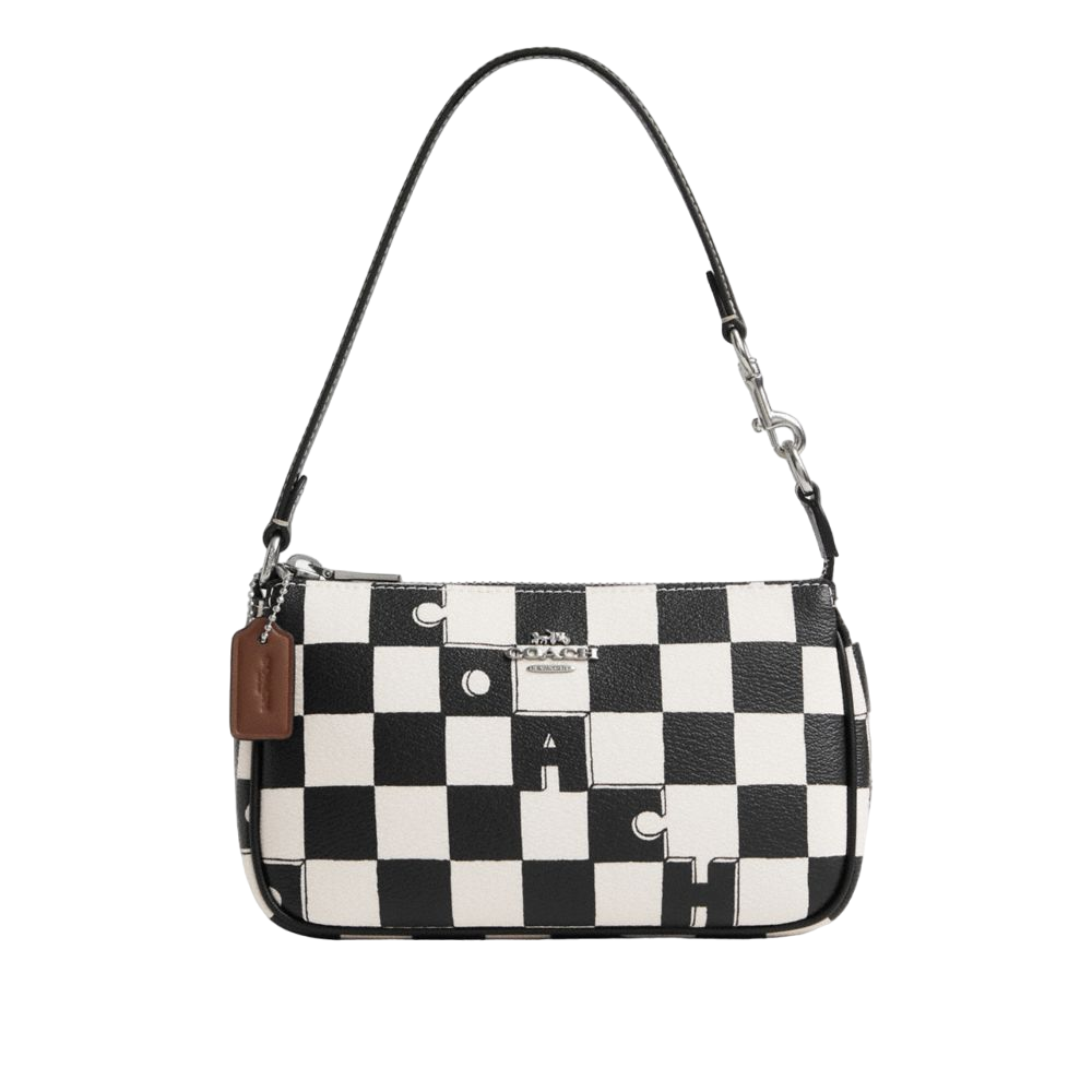 【Coach Outlet】Nolita 19 With Checkerboard Print  黑