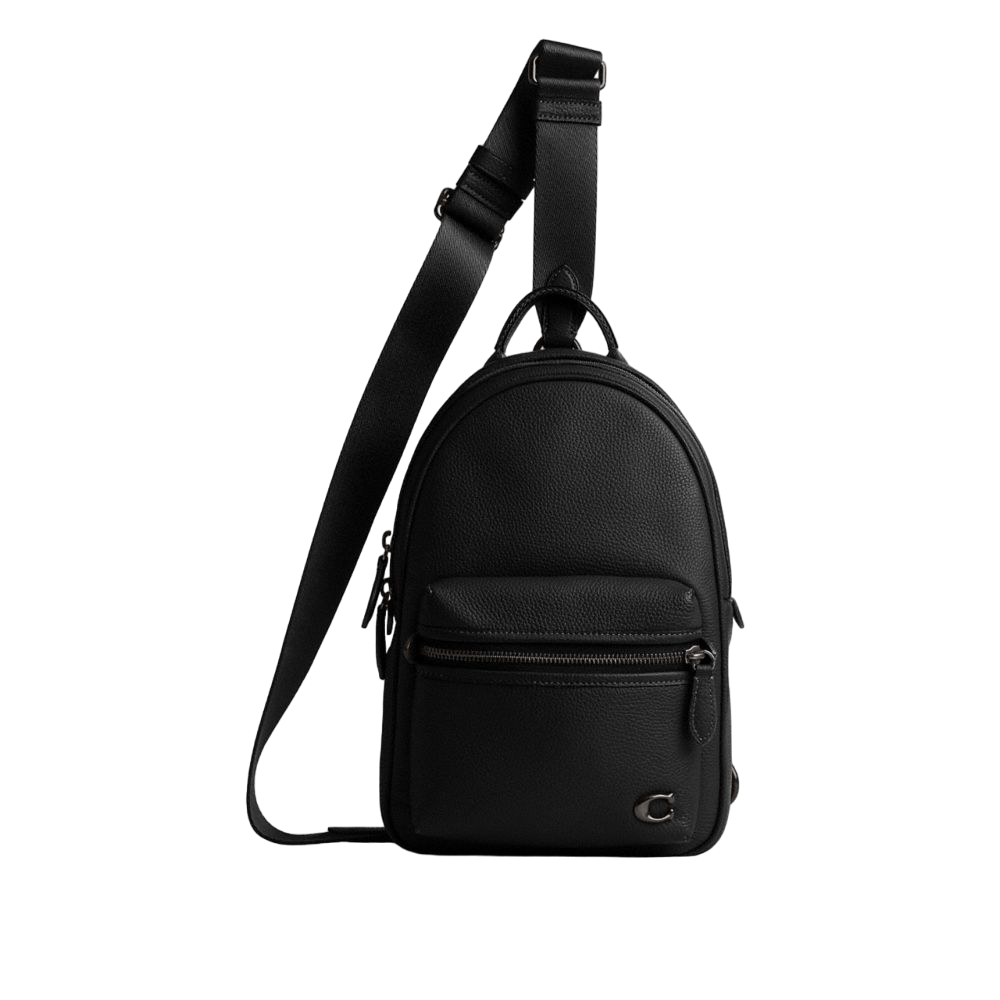 【Coach Outlet】（專櫃出清） Charter Pack  黑