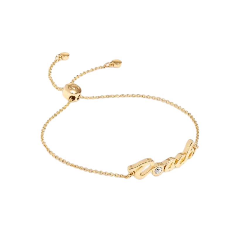【Coach Outlet】Logo Script Slider Bracelet  金
