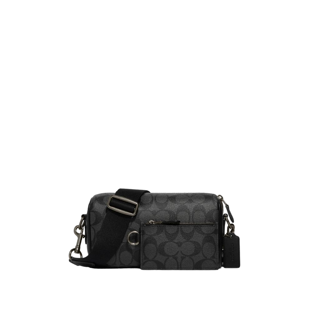 【Coach Outlet】Axel Crossbody In Signature Canvas  黑