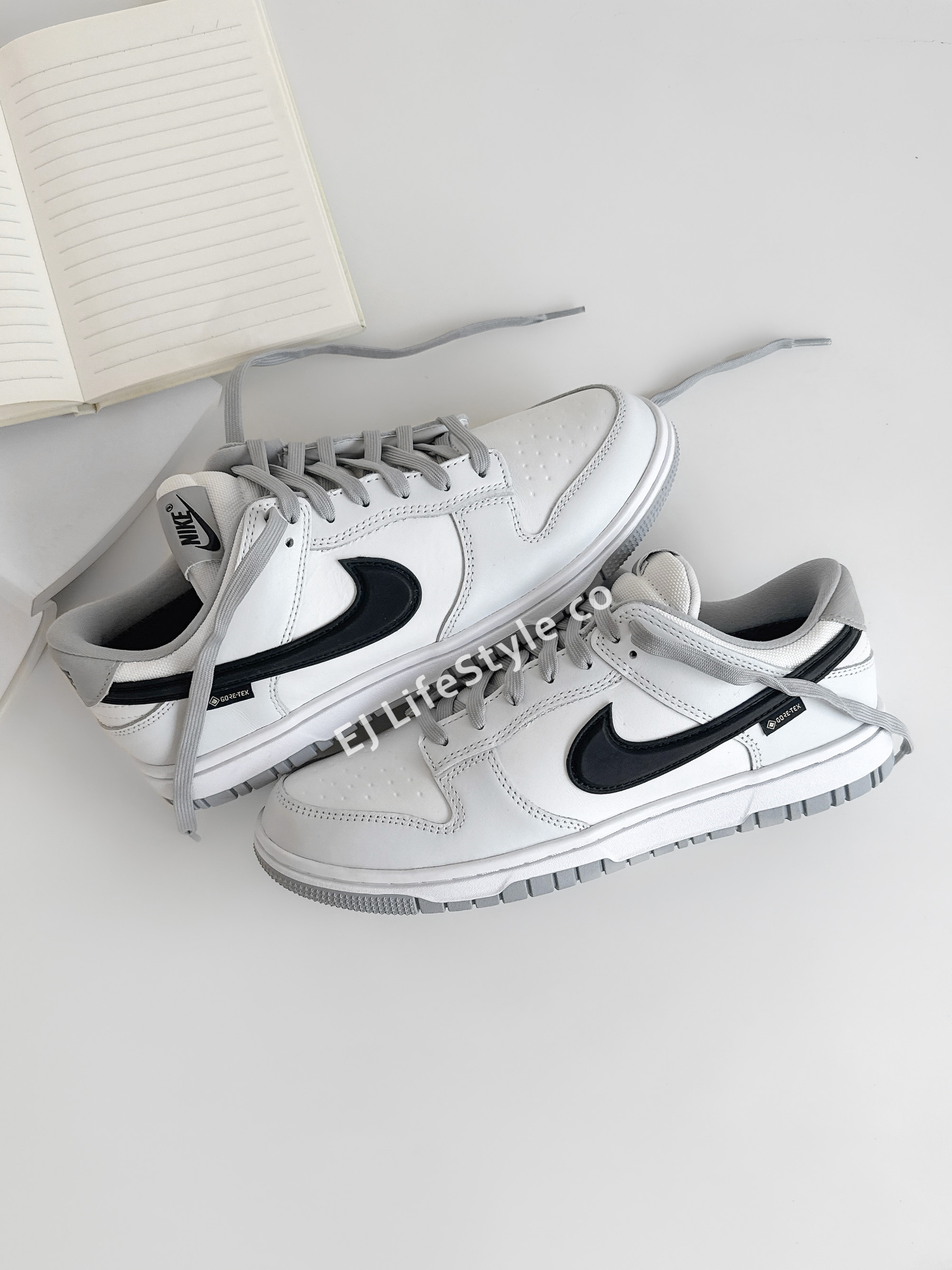 NIKE DUNK LOW GTX 防潑水 淺灰黑 灰黑 灰白 GORE-TEX 機能性 男鞋 HQ2053-100 / 現貨