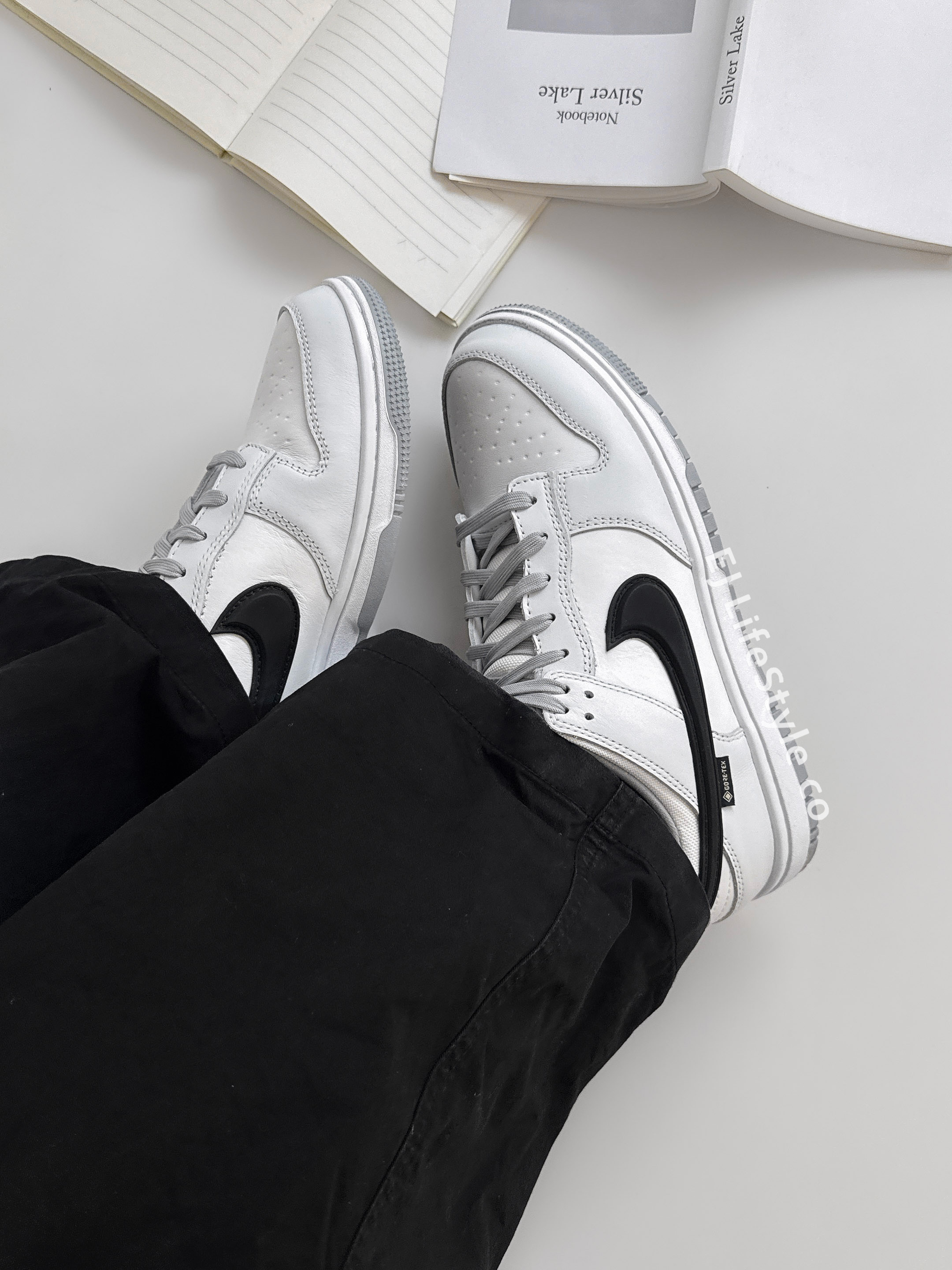 NIKE DUNK LOW GTX 防潑水 淺灰黑 灰黑 灰白 GORE-TEX 機能性 男鞋 HQ2053-100 / 現貨