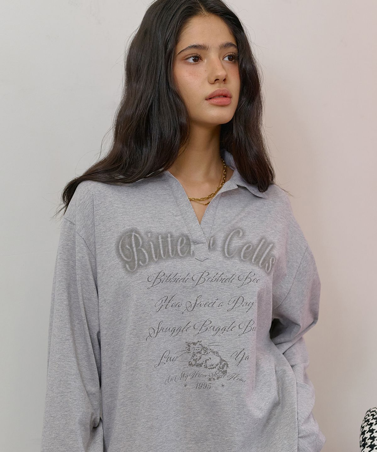 BITTER CELLS Cozy Collar Long Sleeve