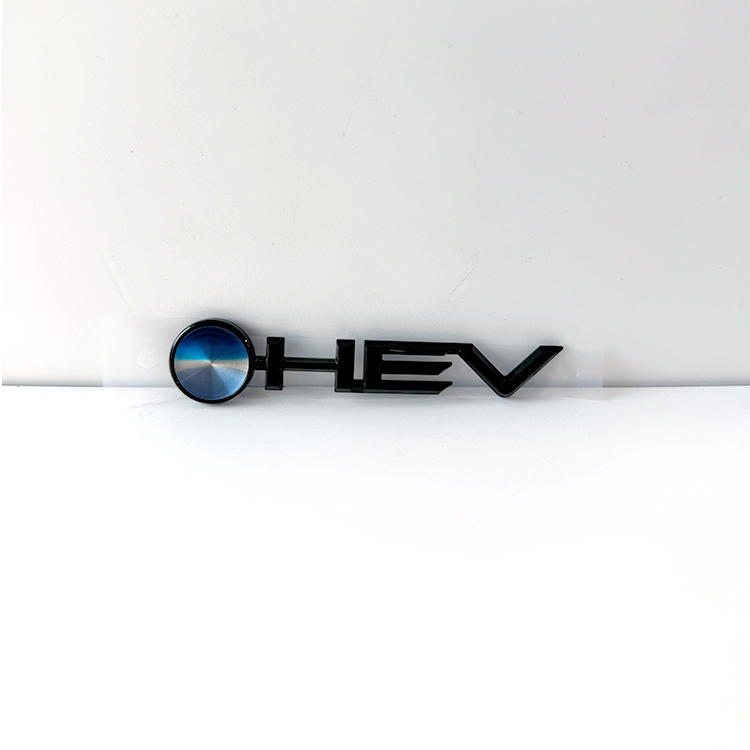 日本 TOYOTA 純正部品 HEV 黑化馬克 LOGO