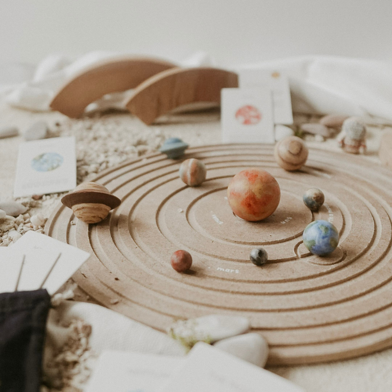 B+C組合 - 太陽系系列 | 回收木玩