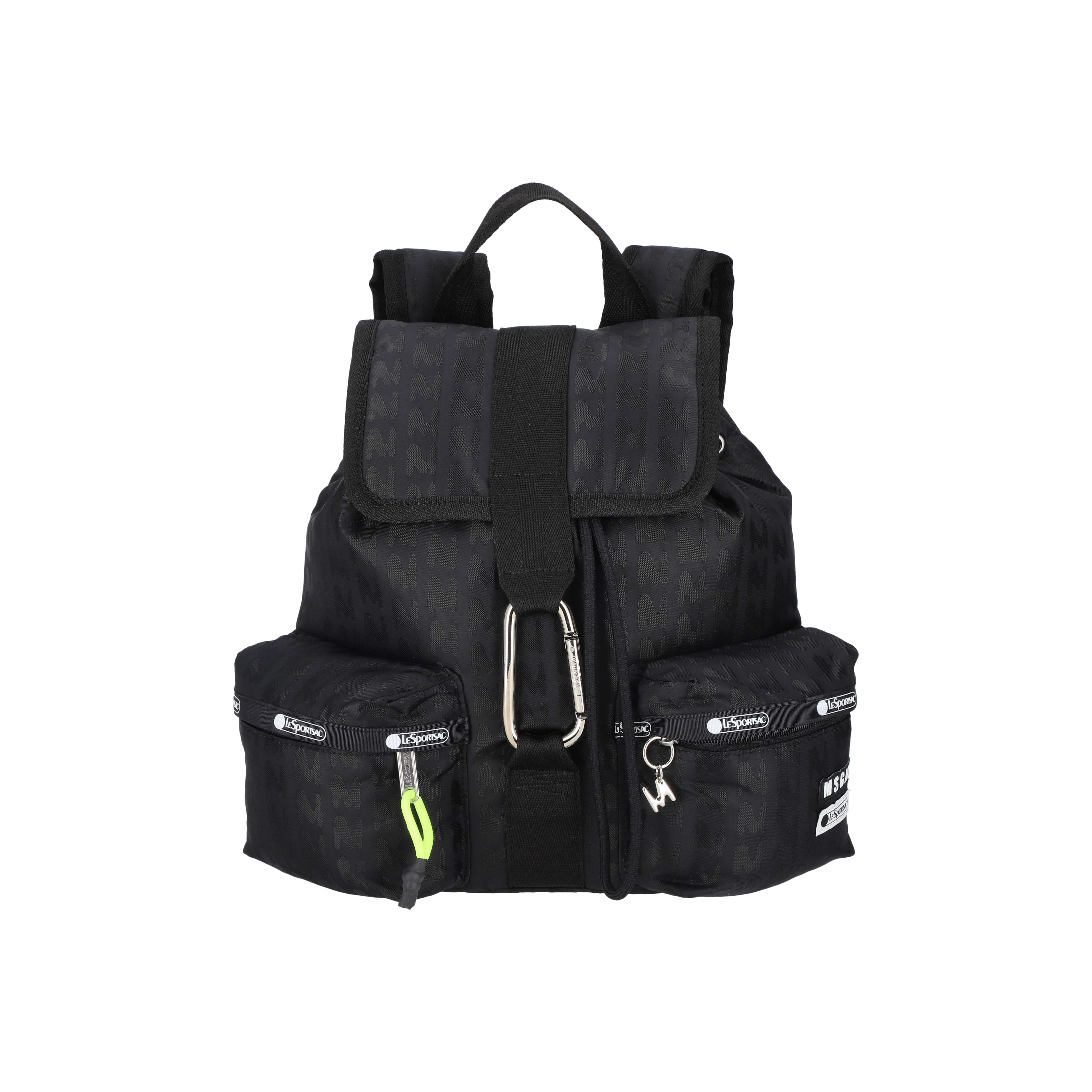 MSGM 小型掀蓋後背包  (VOYAGER BLACK JACQ)