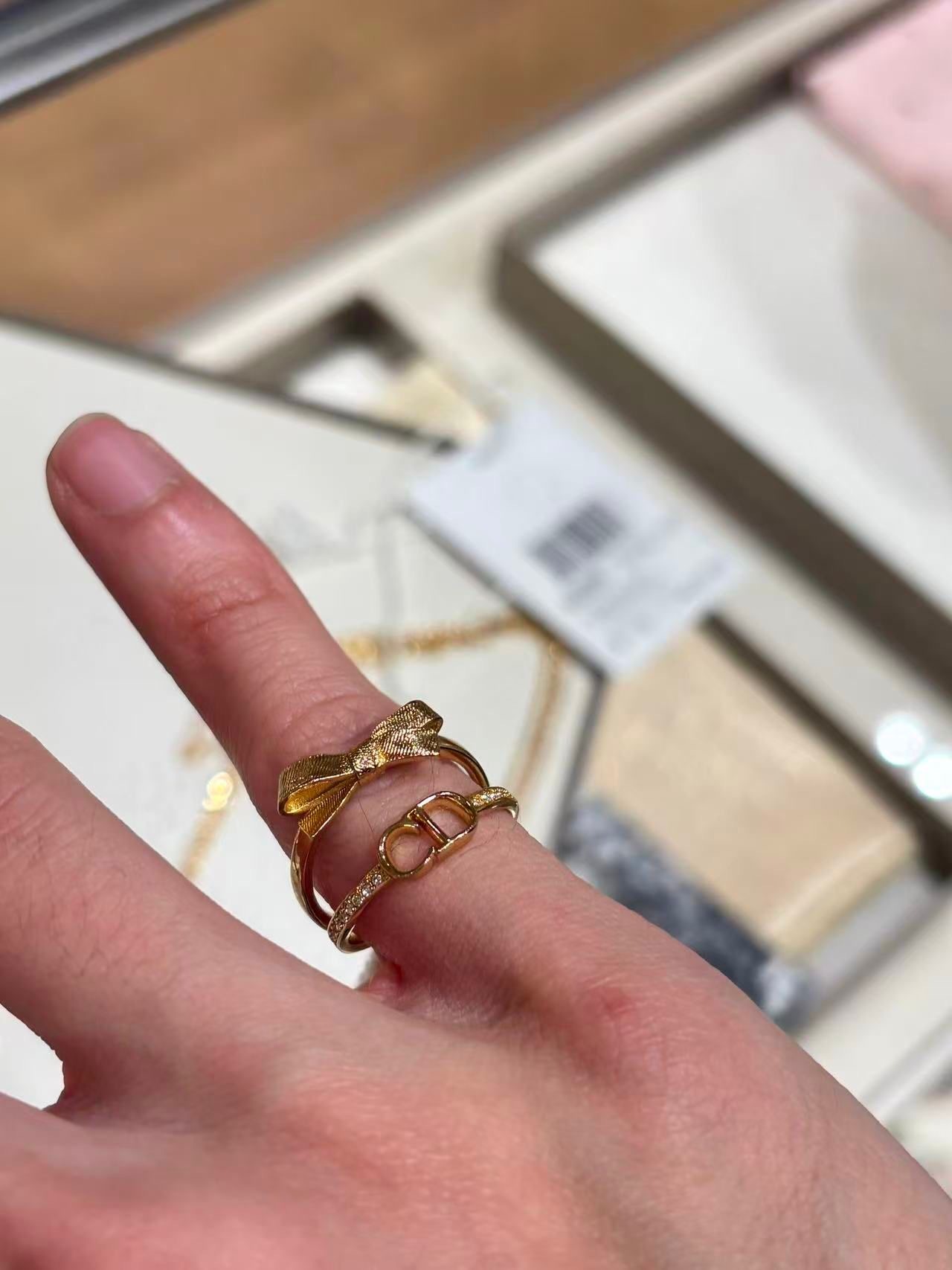 Dior CD Bow Ring