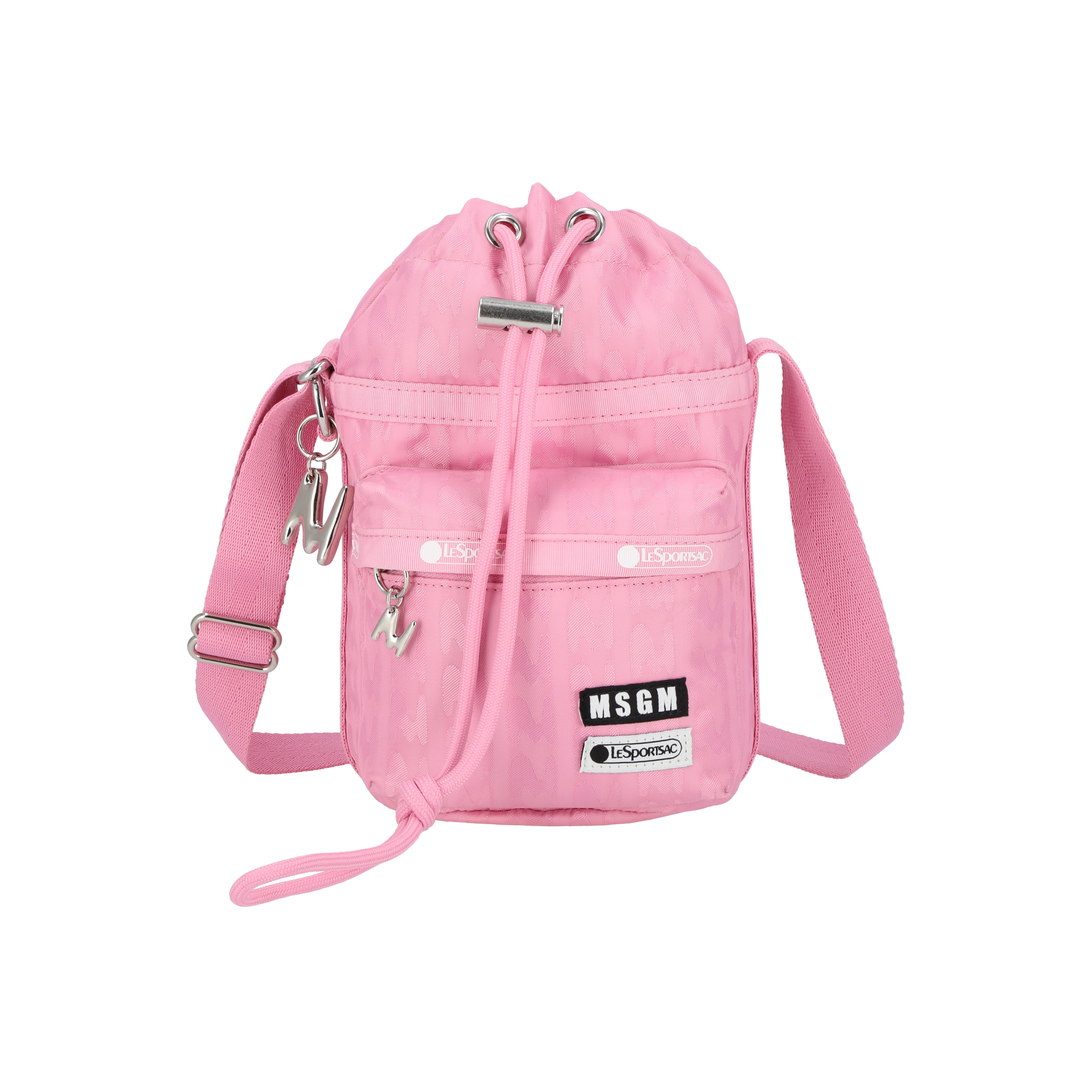 MSGM 多功能水桶包 (BUCKET PINK JACQ)