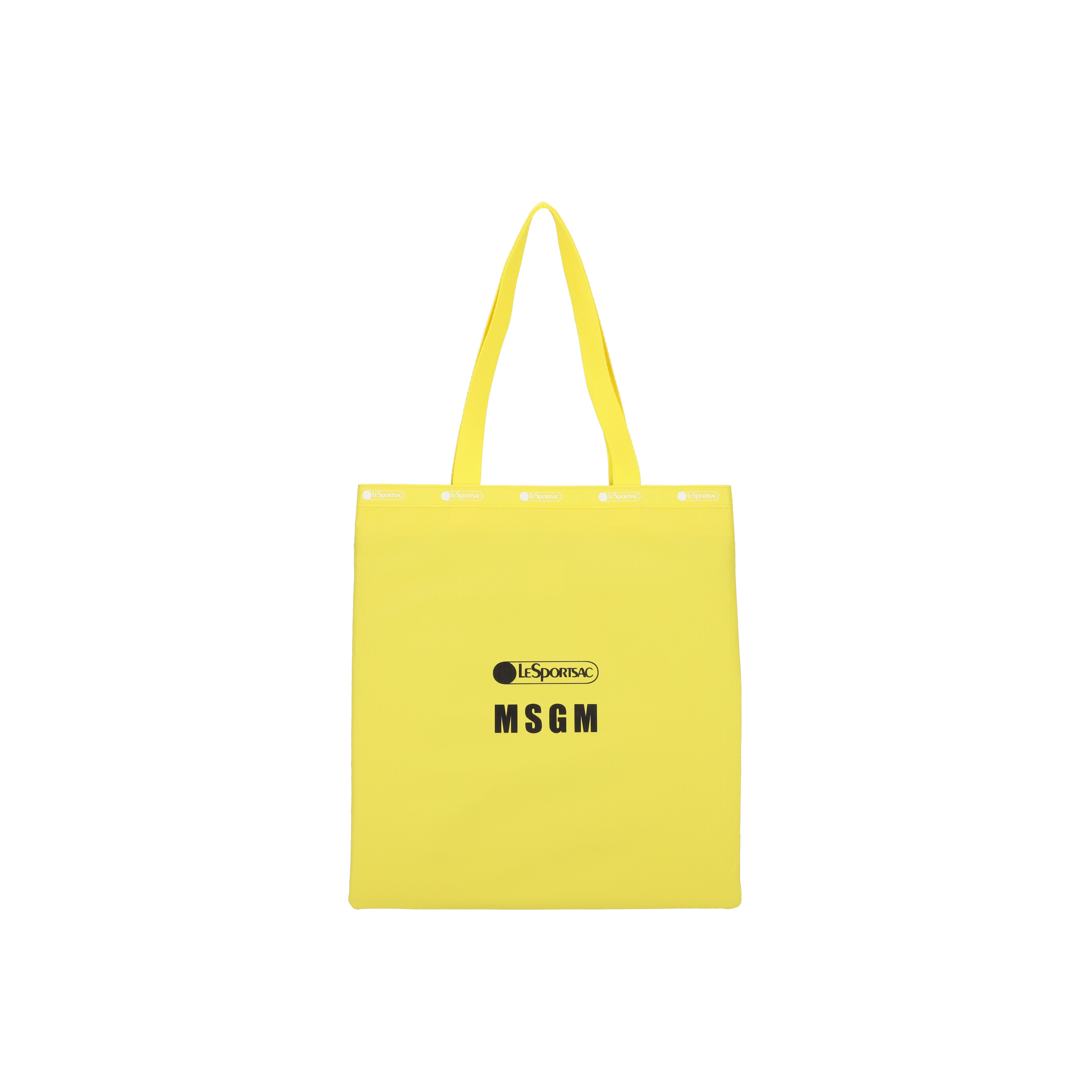 MSGM 大型肩背托特包 (LOGO TOTE YELLOW)