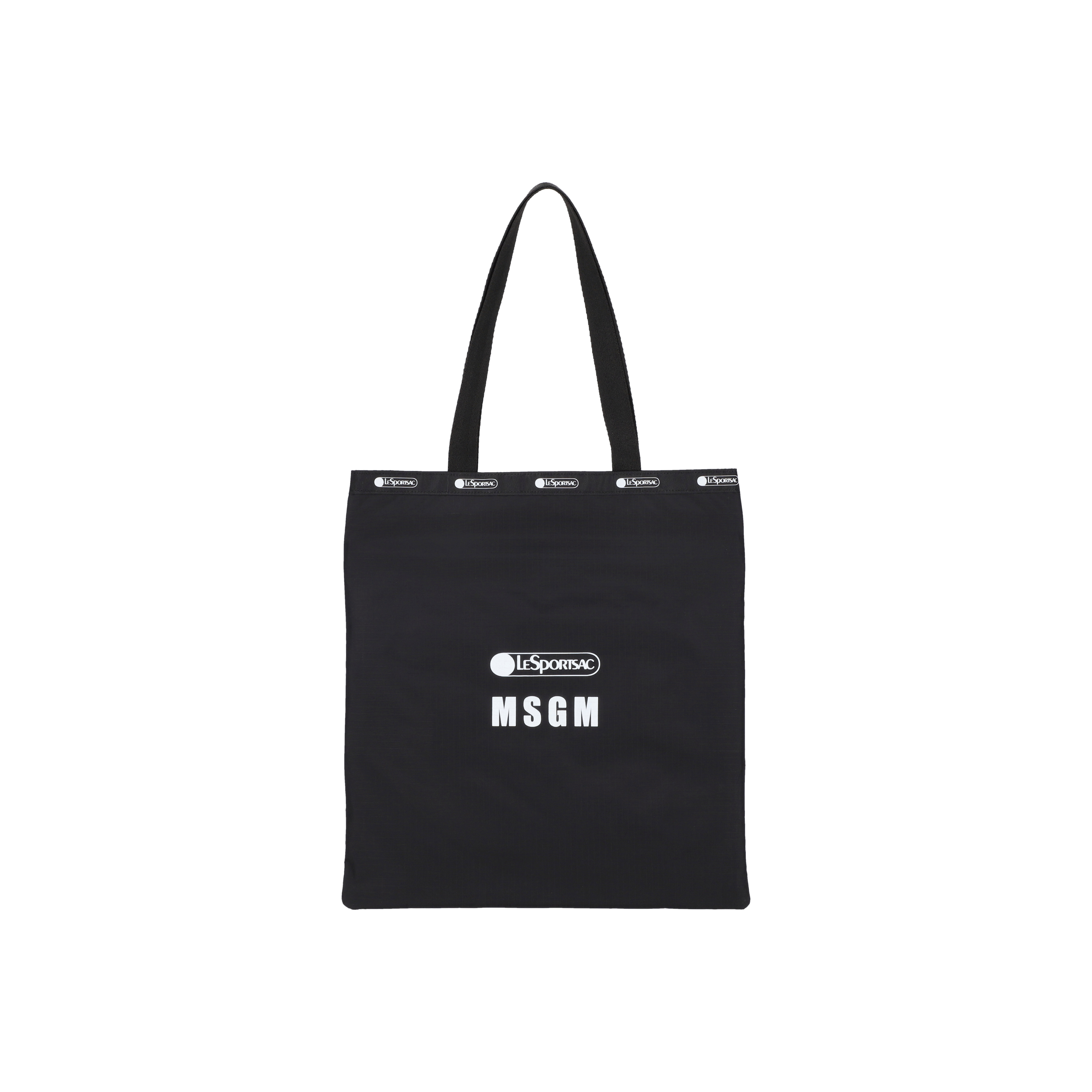 MSGM 大型肩背托特包 (LOGO TOTE BLACK)