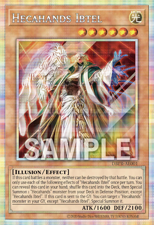 DBPR-AE001 (SR/PSER)Hecahands Ibtel(百臂無形手 伊卜耶爾)