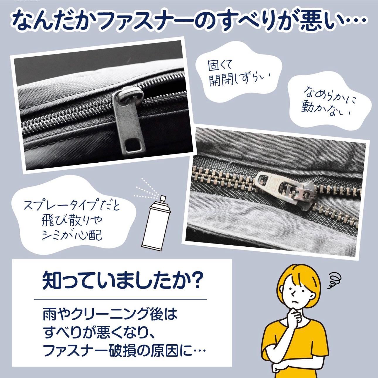 【預購】JN021604 日本製拉鍊潤滑筆 8ml