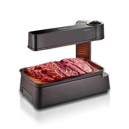 迷你韓式光波燒烤爐煎蘿蔔糕表面坑紋靚仔