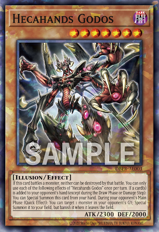 DBPR-AE003 Hecahands Godos(百臂無形手 格多斯)