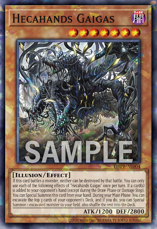 DBPR-AE004 Hecahands Gaigas(百臂無形手 蓋格斯)