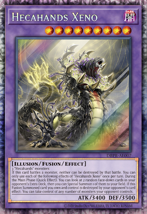 DBPR-AE007 (N/CR)Hecahands Xeno(百臂無形神 澤諾)