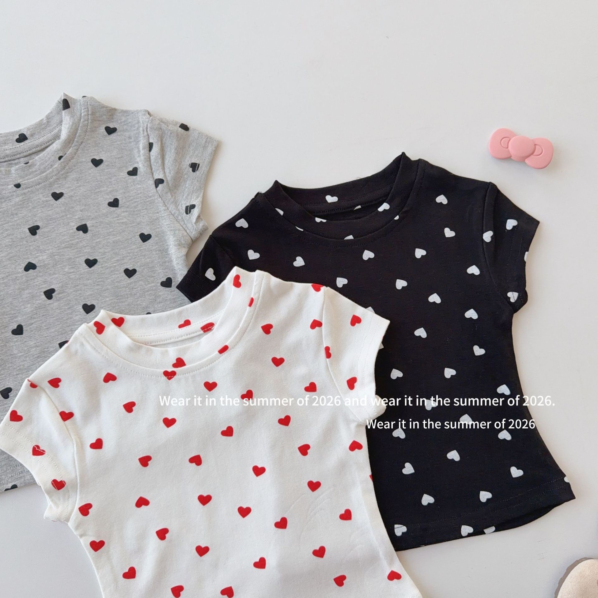 甜辣修身愛心上衣