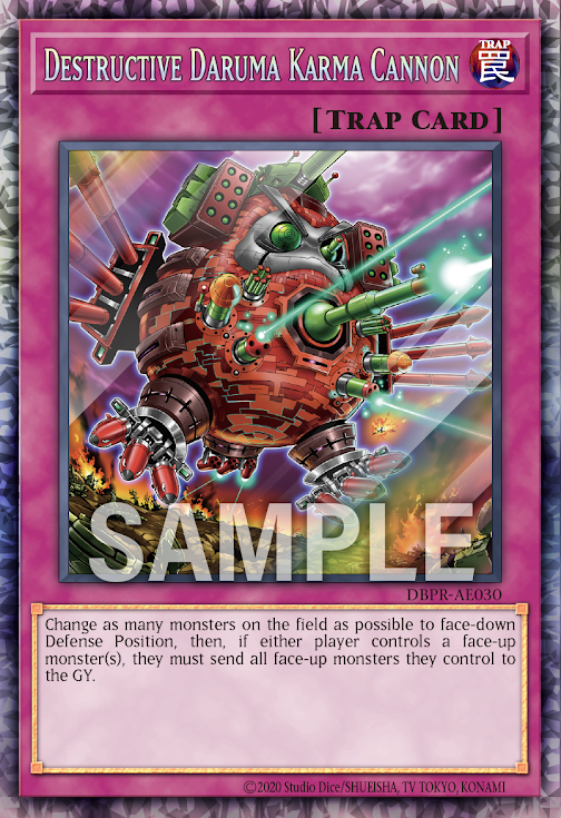 DBPR-AE030 (SR/CR)Destructive Daruma Karma Cannon(魔砲戰機 達摩業力)