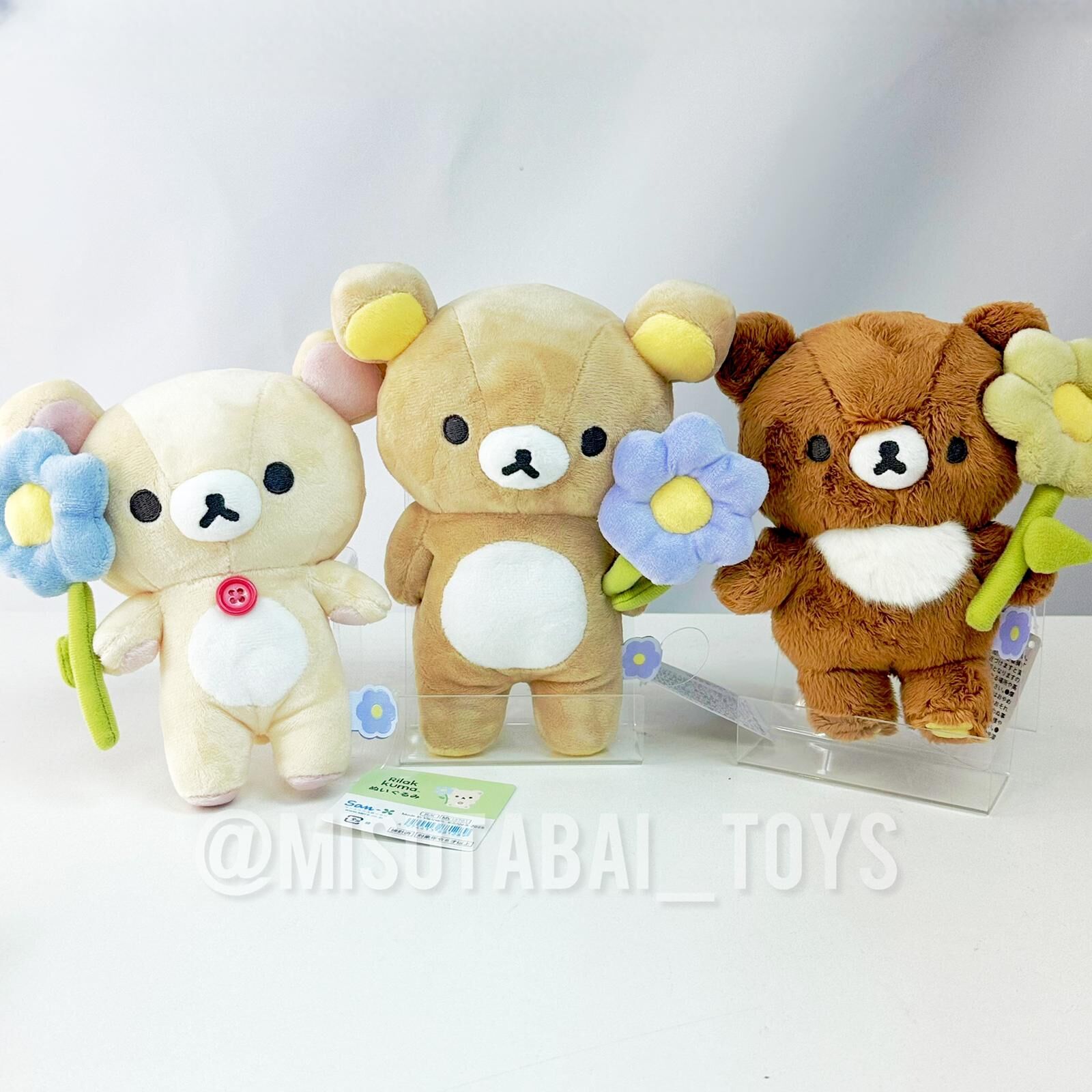 鬆弛熊 Rilakkuma 花花毛絨公仔