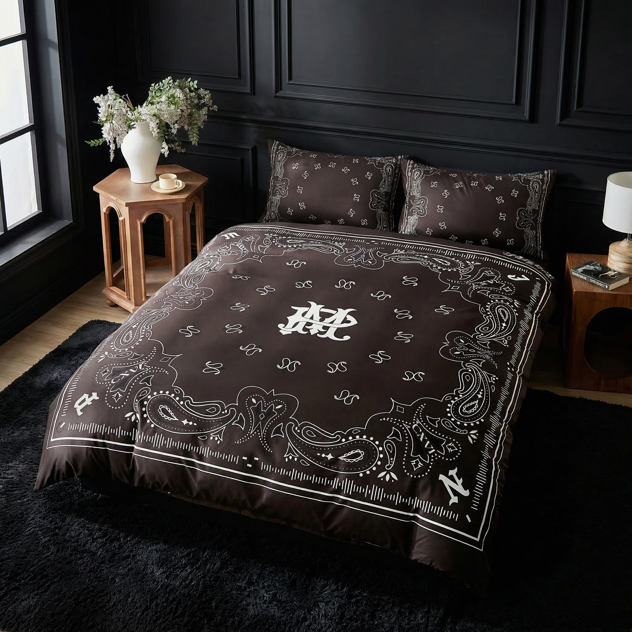 MJPN Paisley Bandana Bed Set