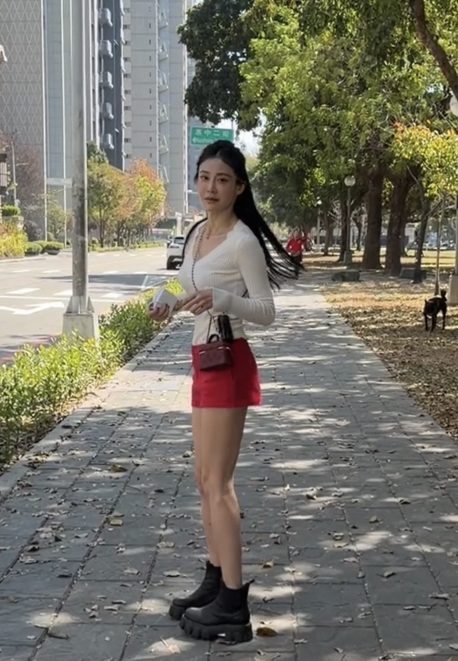 美式休閒亞麻褲裙