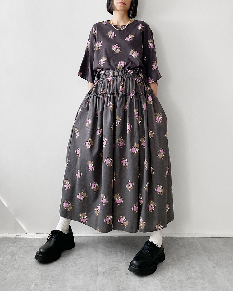 MKS-2870 愛心小熊圓裙