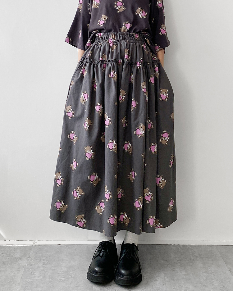 MKS-2870 愛心小熊圓裙