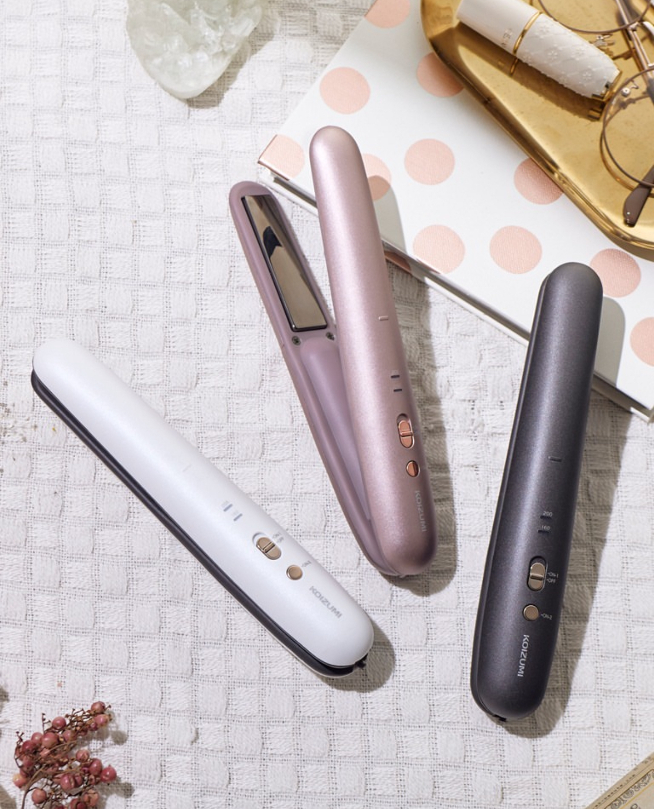 【 現貨｜預購 】日本 KOIZUMI 可充電便攜式無線離子夾 KHS-8660