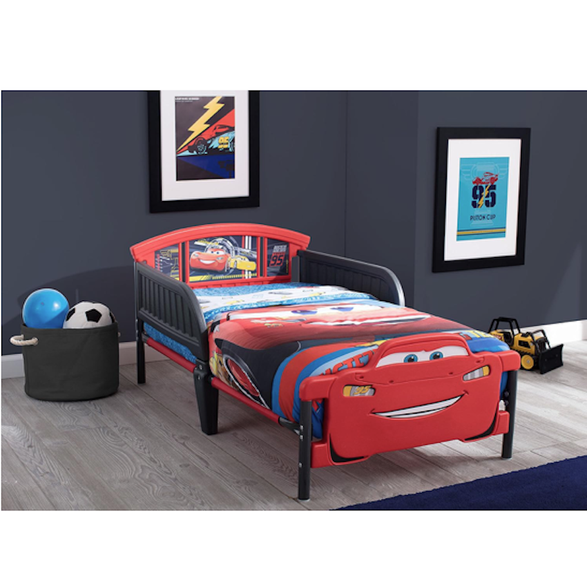 美國 Delta Children 反斗車王幼童床架 + 美國製 Sealy Butterfly 幼童床褥套裝