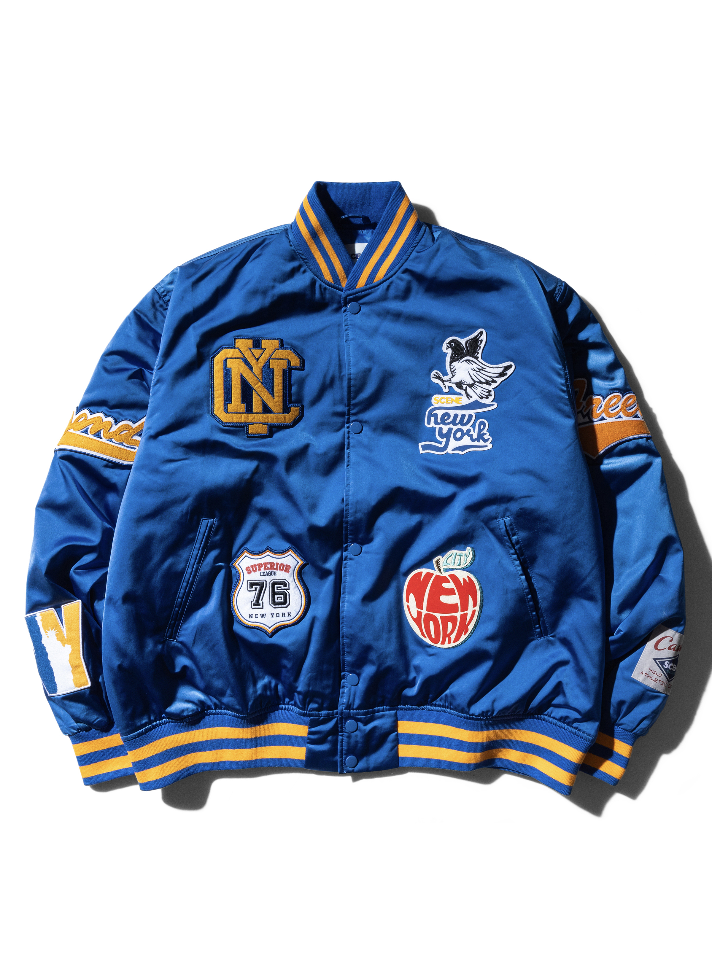 BASEBALL JACKET _NY // BLU
