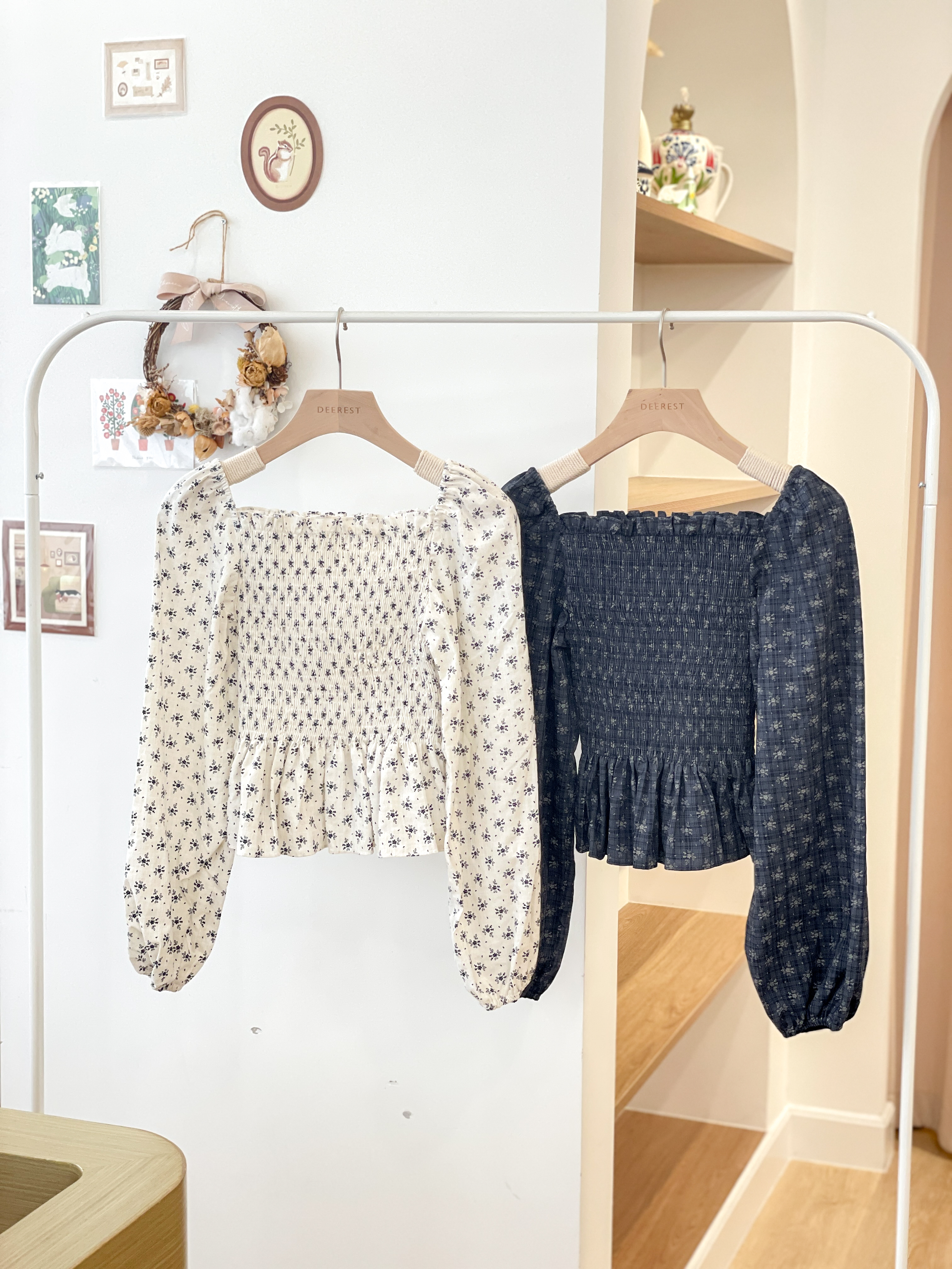 T1470 Forest Symphony Floral Top