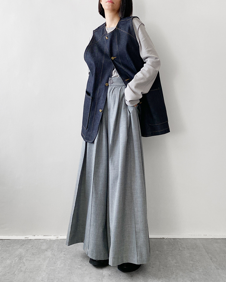 MKV-2871 原色牛仔背心