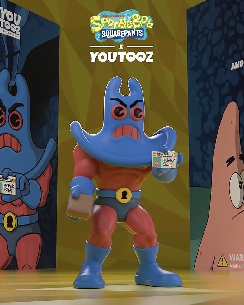 <官方正版>Youtooz 海綿寶寶 魔魟 搪膠 公仔