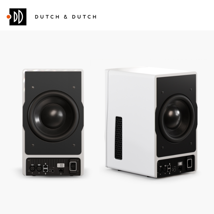 Dutch & Dutch 6c DSP Active Speaker Back Glossy White