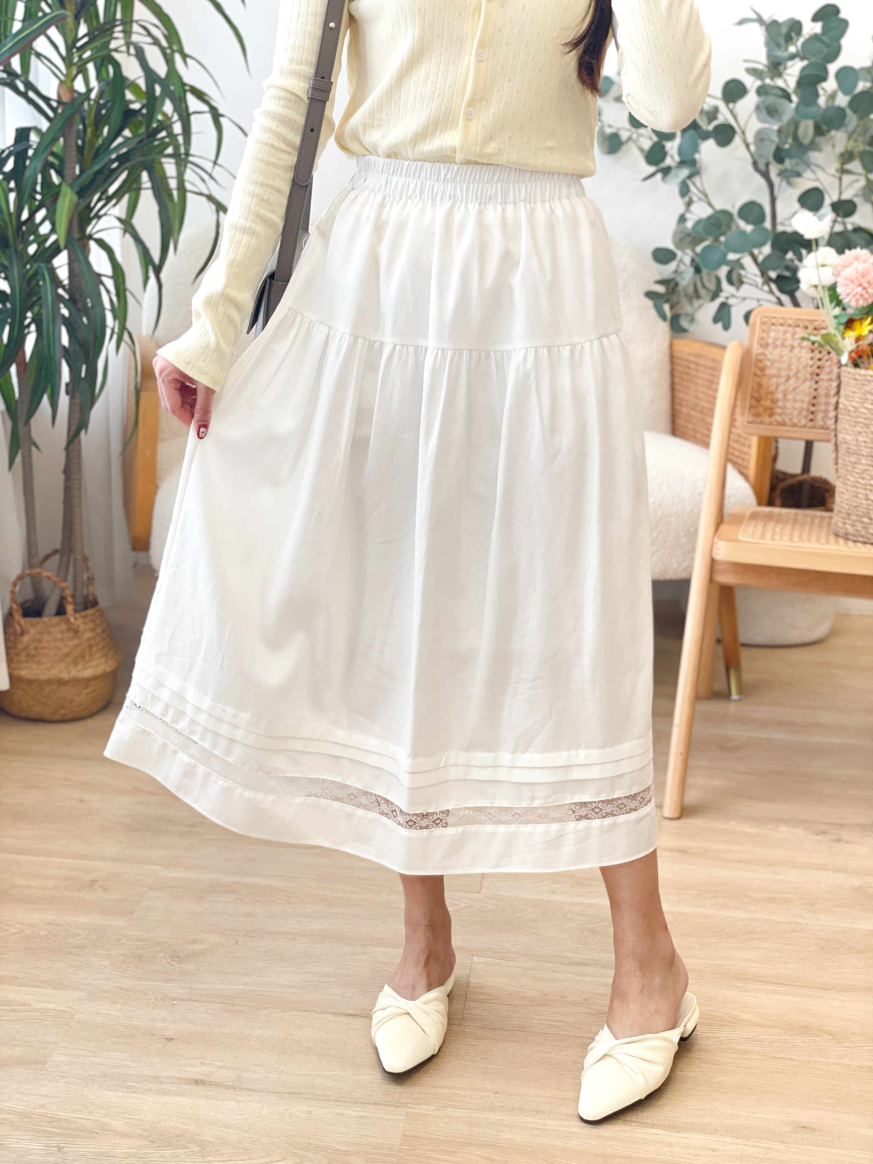 SK600 Alice Flowy Long Skirt