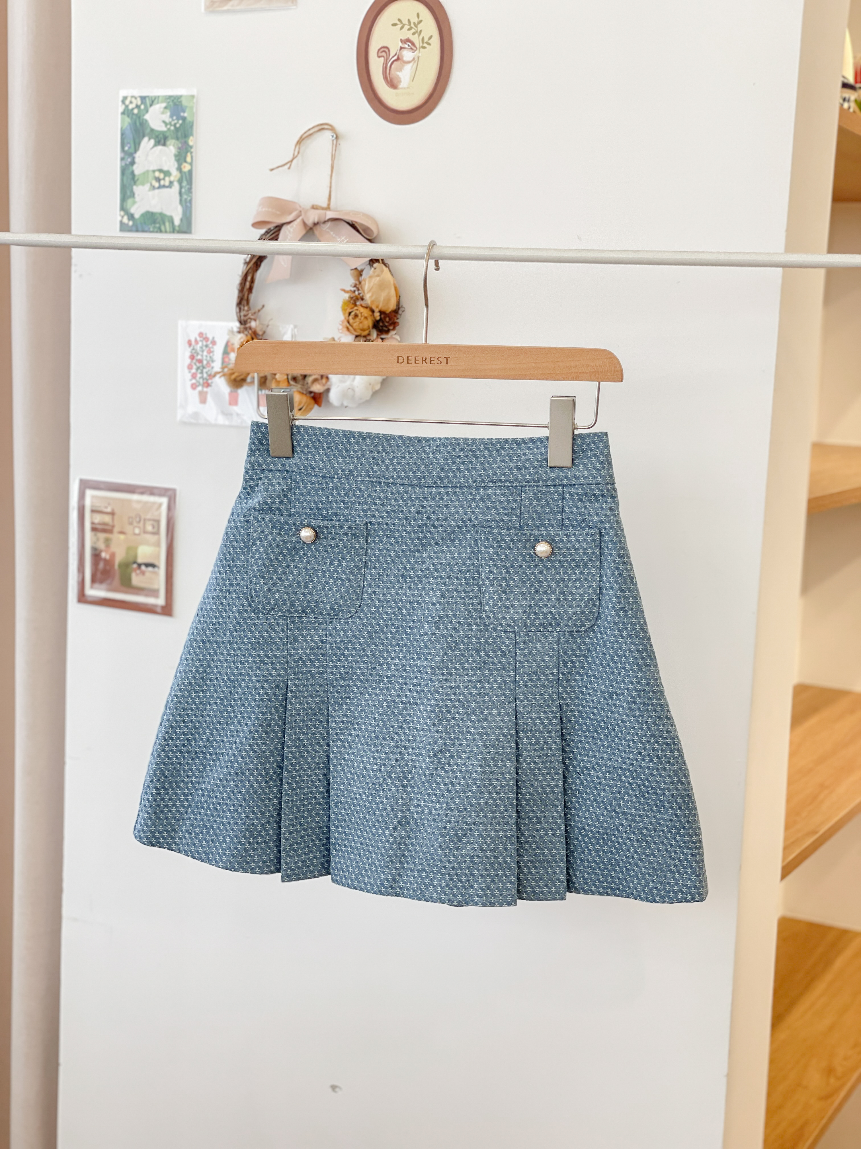 SK599 Carolina Denim Mini Skirt