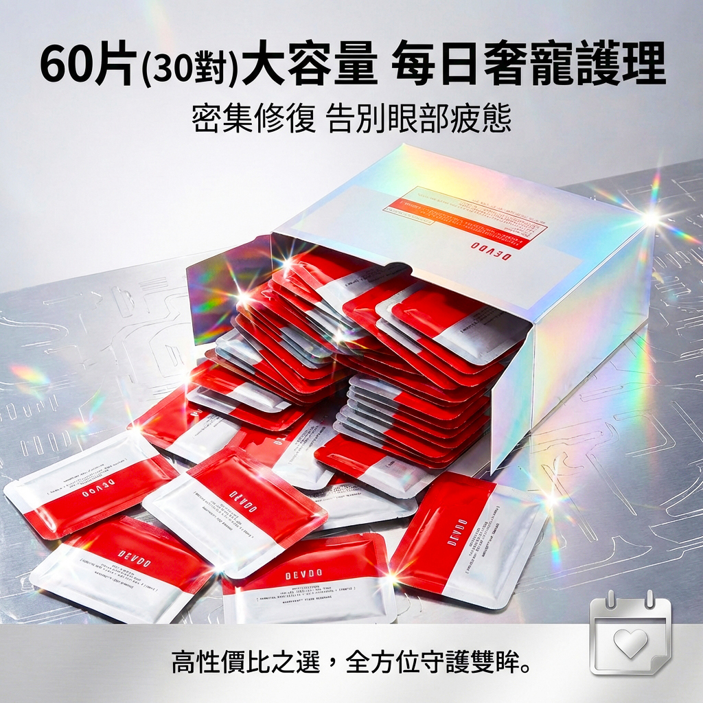 DEVDO【★納米超纖維膜體】抗醣化類蛇毒幹細胞眼圈膜(採用納米超纖維膜體)(30對)【原裝正品行貨】