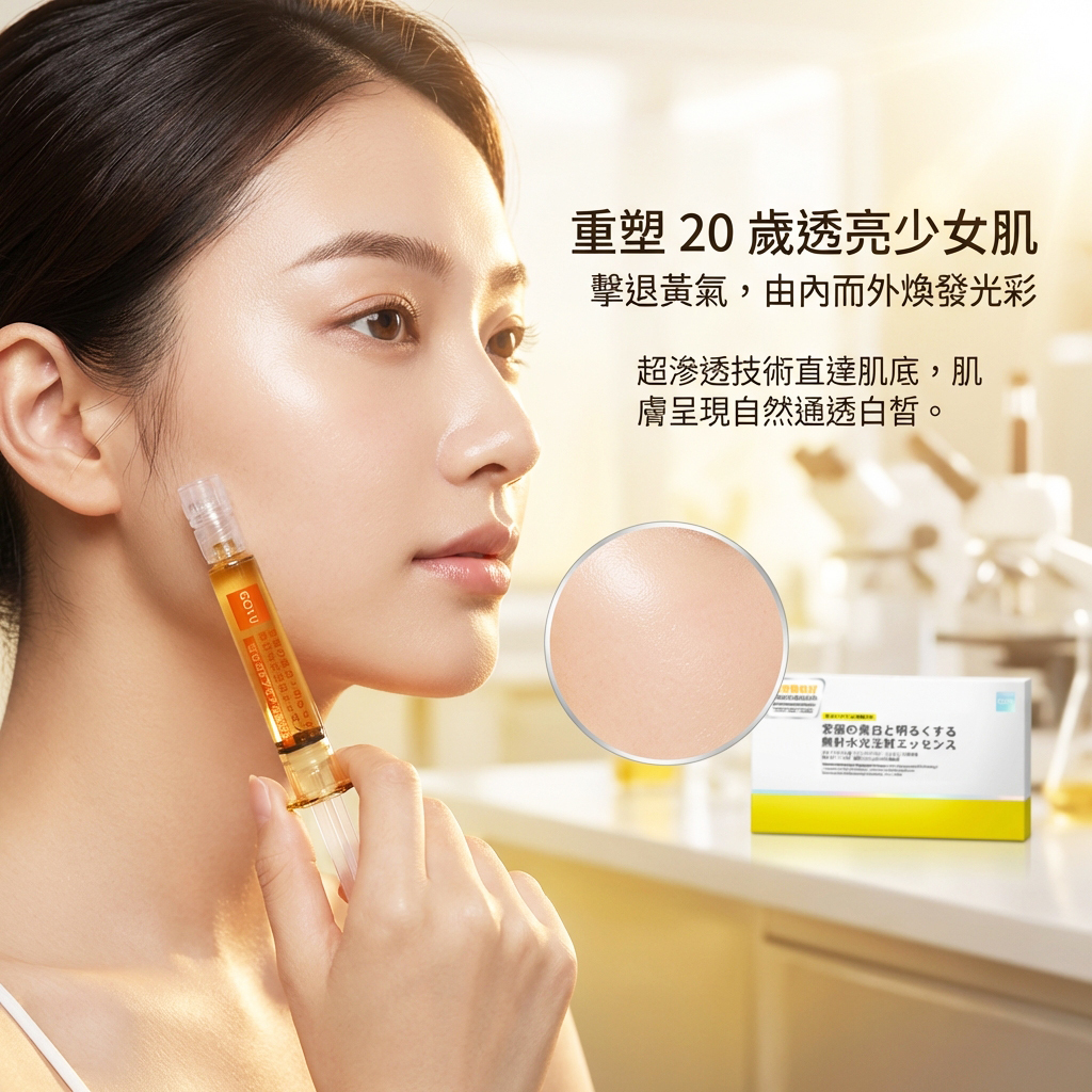 COYU 塗抹式亮白去班去印水光針導入精華(激光美白針) (2毫升*12支)【原装正品行貨】