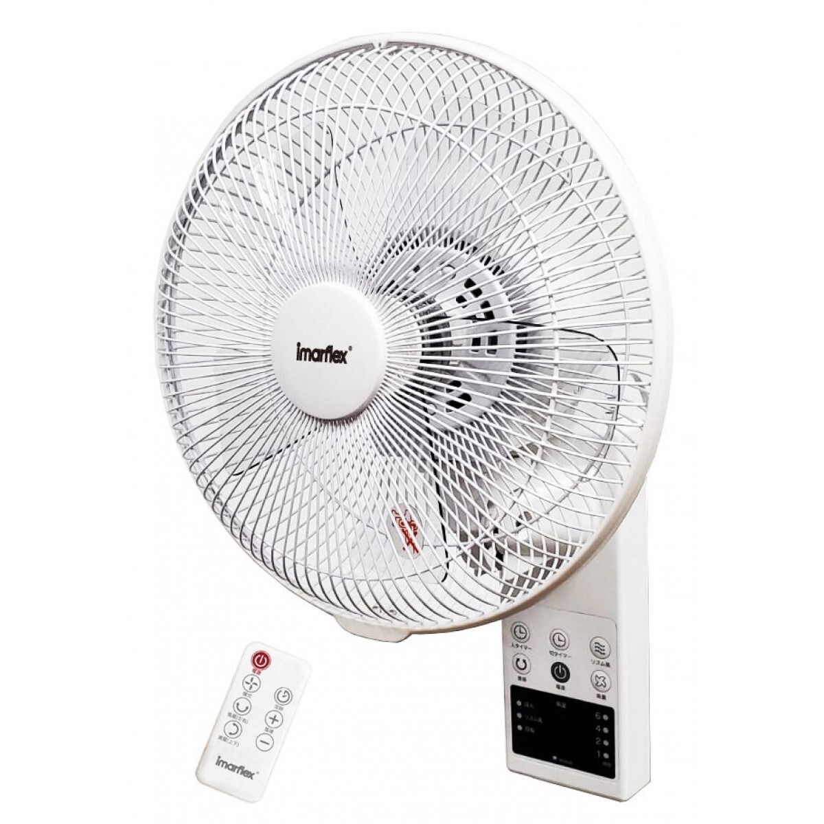 伊瑪 Imarflex    IFW-25WR‧掛牆風扇‧扇葉直徑:25厘米/10吋‧無線遙控‧香港行貨,原廠2年保養‧
