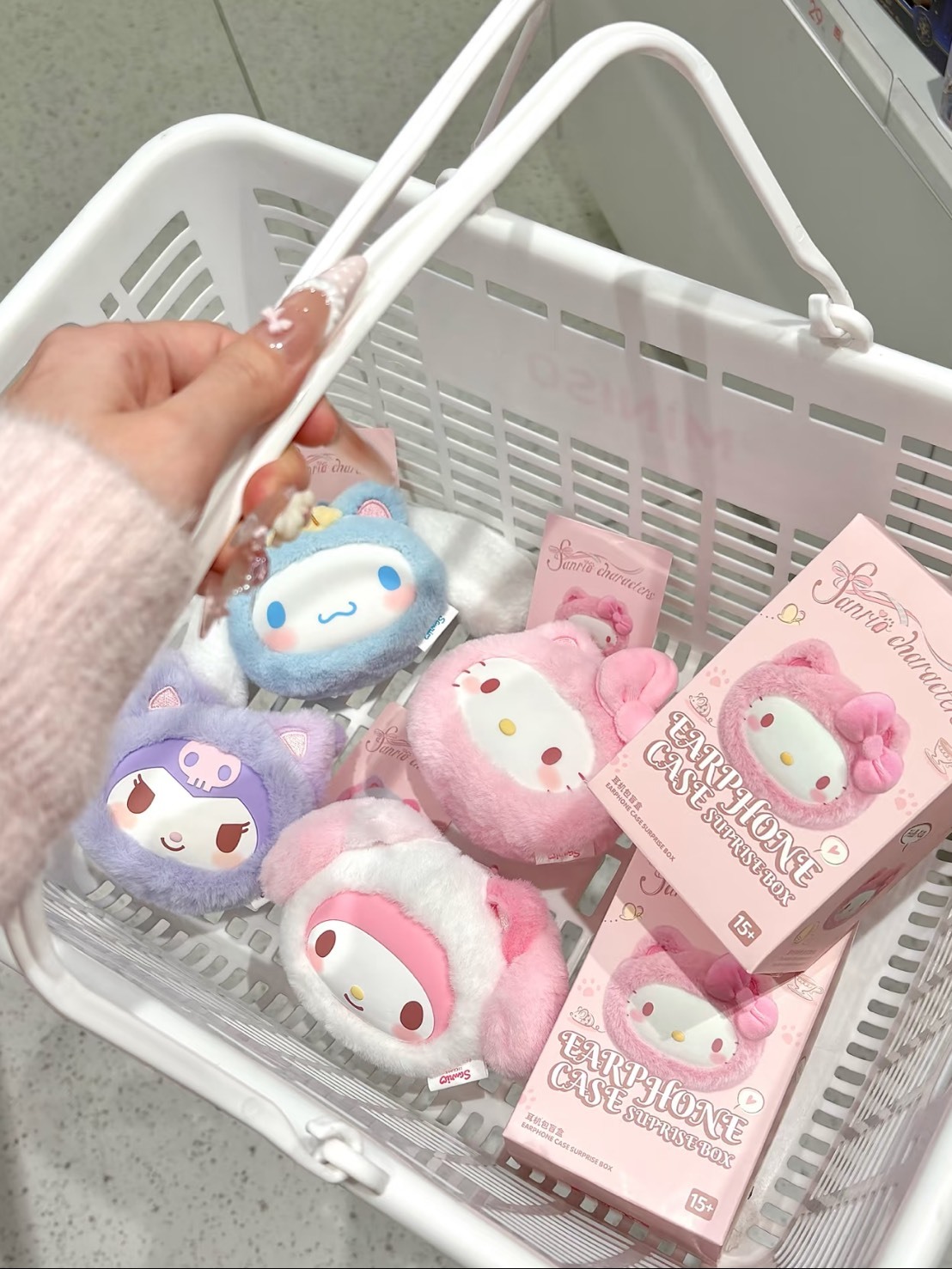 三麗鷗 貓咪絨絨系列 耳機包 盲盒