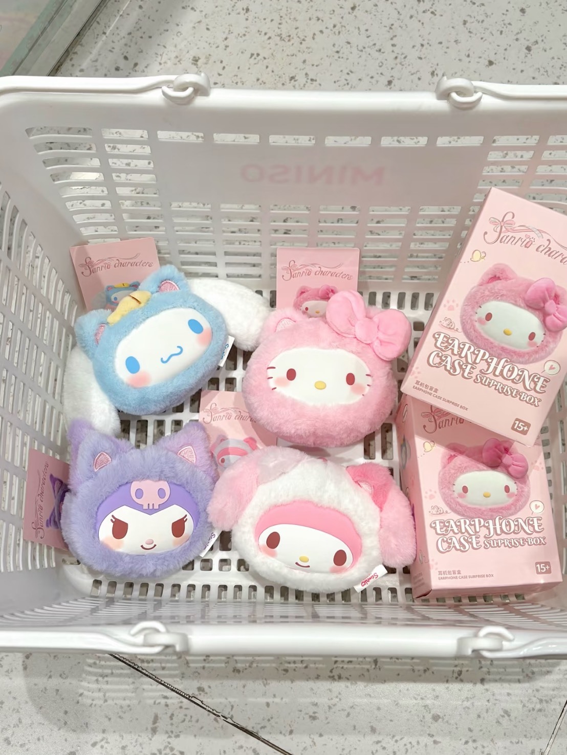 三麗鷗 貓咪絨絨系列 耳機包 盲盒