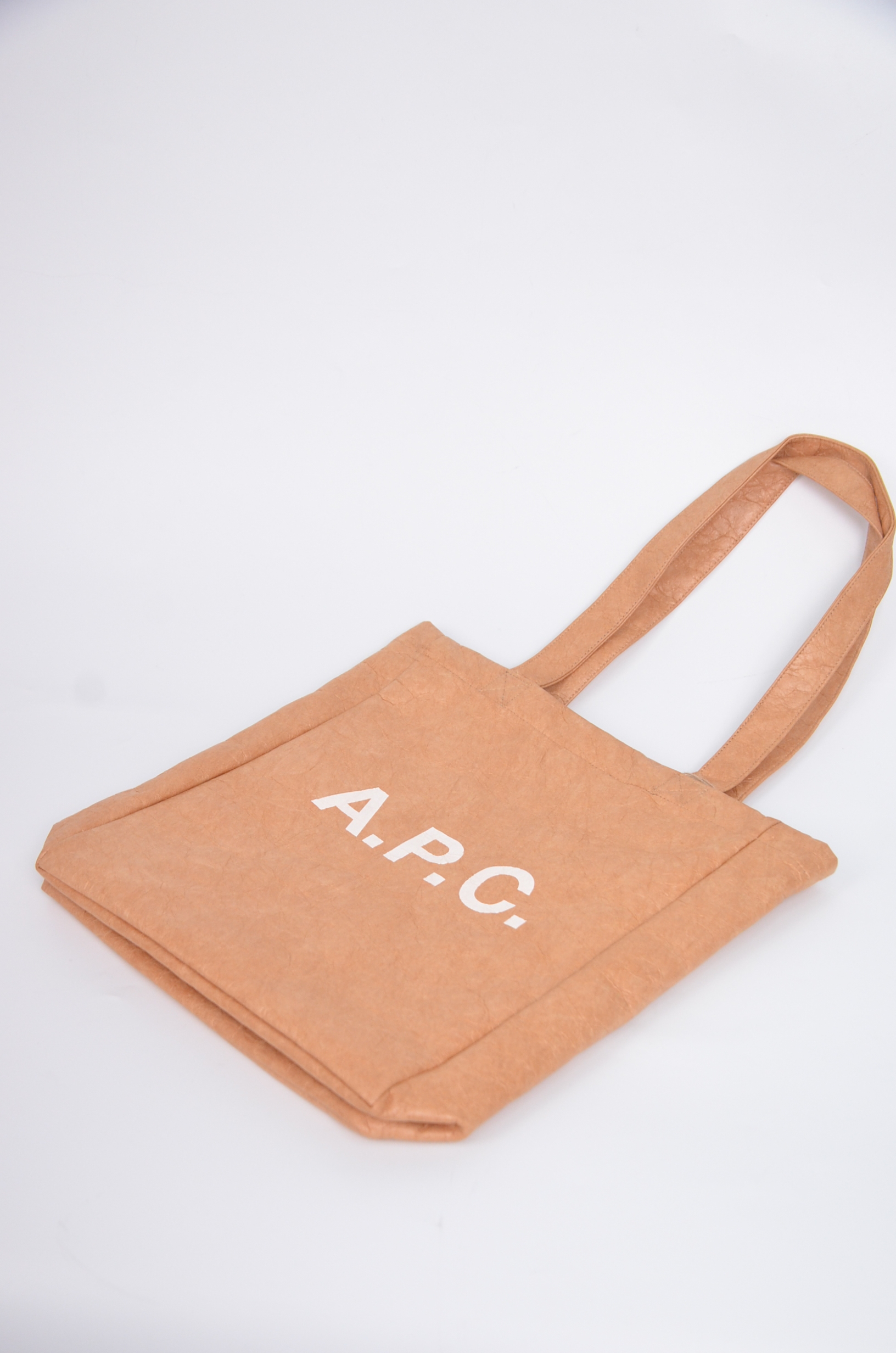 A.P.C. 復古橘棕色托特包【PPAAFM61442BAC】