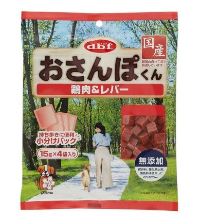 日本直送 d.b.f. 雞肉和肝臟 (15g×4袋)
