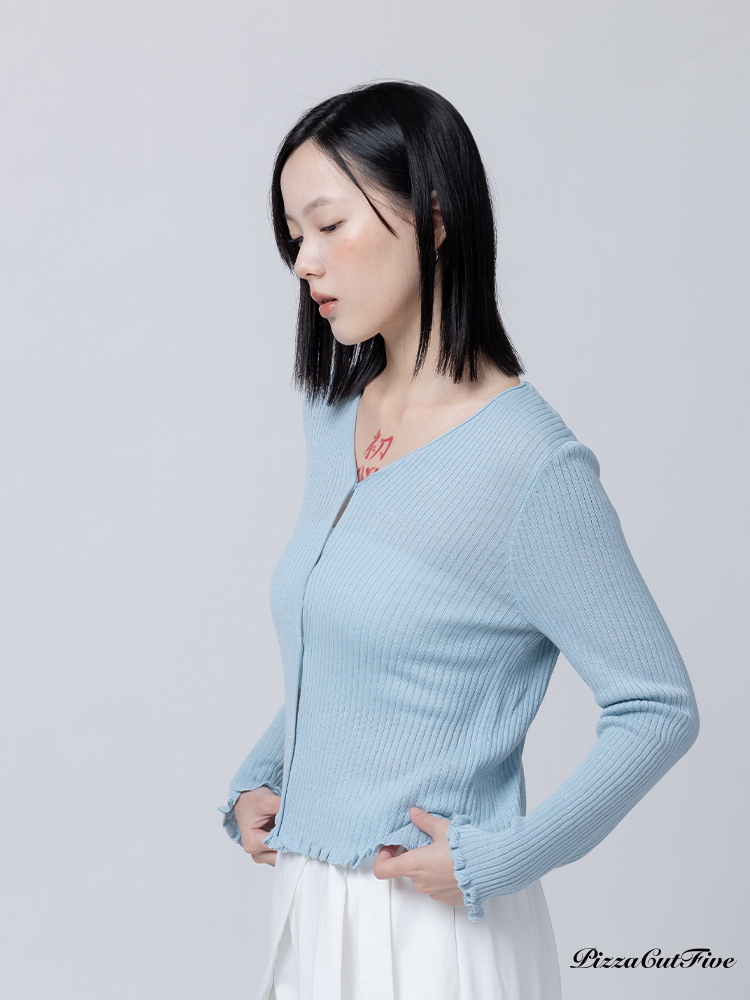 [兩件1580]素色針織外套 PizzaCutFive PCF261415015