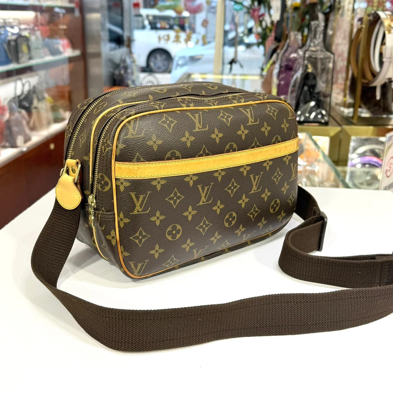 85%NEW二手LV REPORTER PM SHOULDER BAG M45254 路易威登單肩斜挎包 #香榭站正品