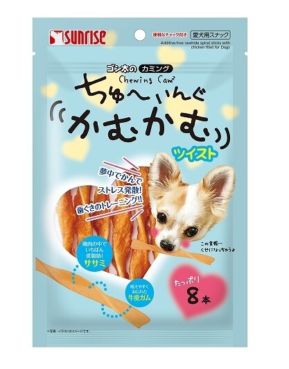 日本Sunrise 狗狗潔齒小食 長條形 8支