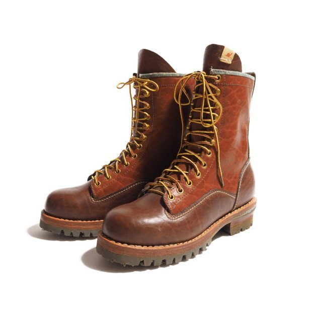 ON SALE: VISVIM POUNDMAKER BOOTS HI-FOLK - BROWN SIZE 9.5 PRE ORDER ITEM (預訂中)