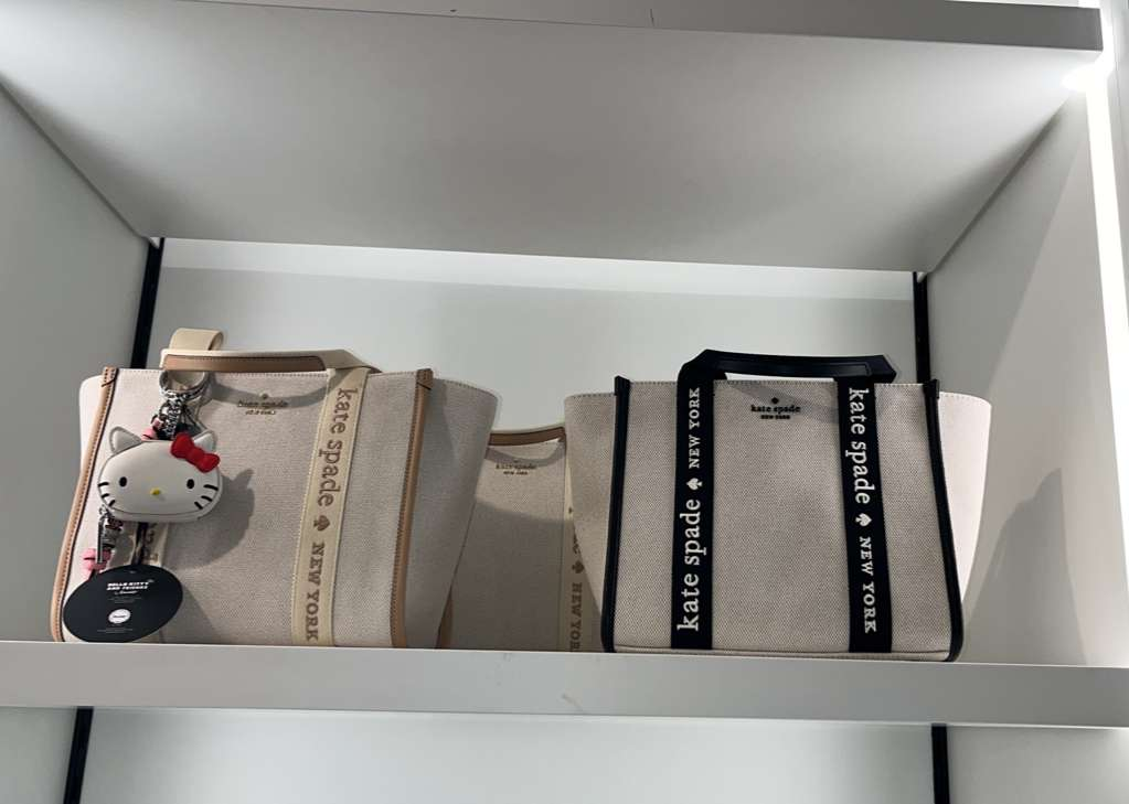 VN020 Kate spade 撞色TOTE BAG 25X21CM