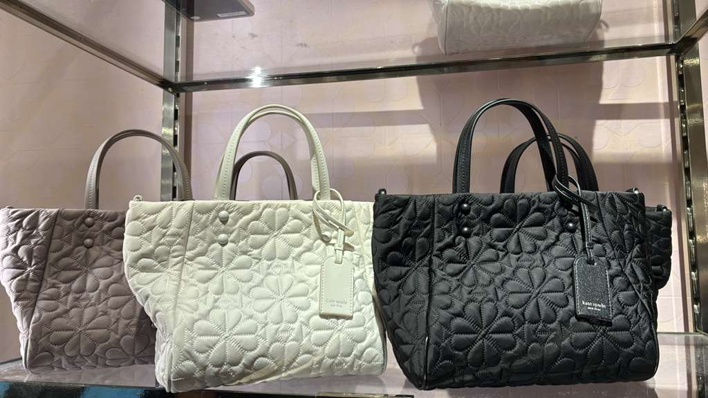 VN032 Kate spade 滿版四葉草細TOTE BAG 28x19cm