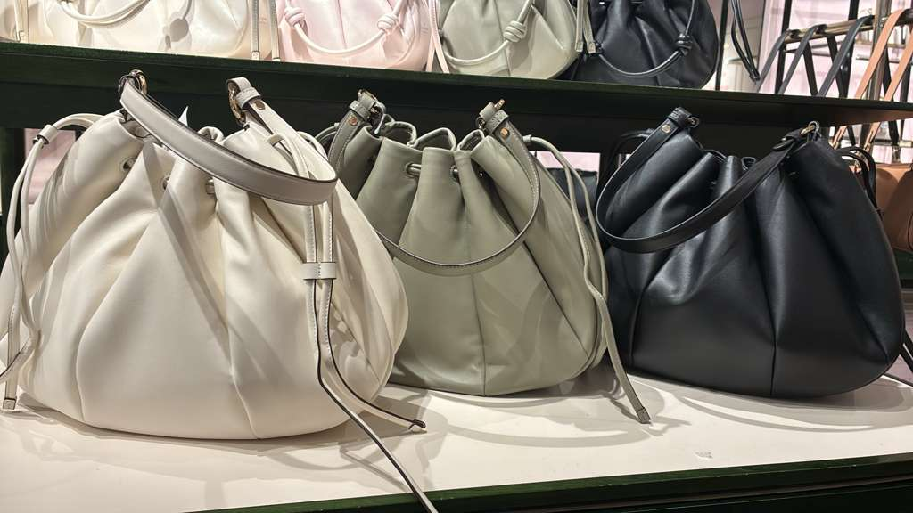 VN037 Kate spade 索繩淨色水桶袋 大SIZE 37x24cm